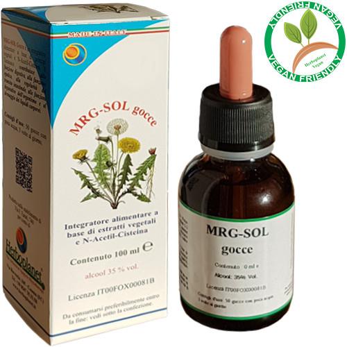 MRG-SOL gocce - Digestive function, liver function, regularity of intestinal transit