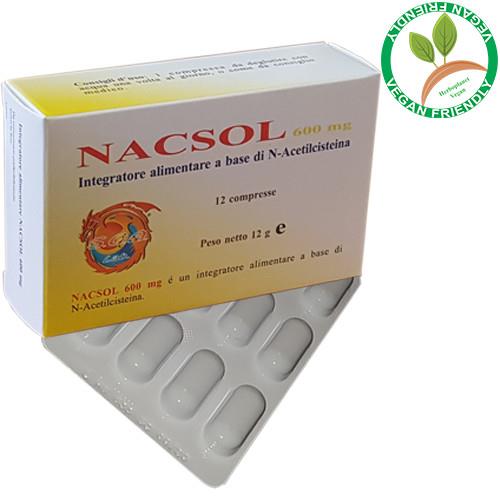 NACSOL 600 mg - NAC - N-Acetylcysteine